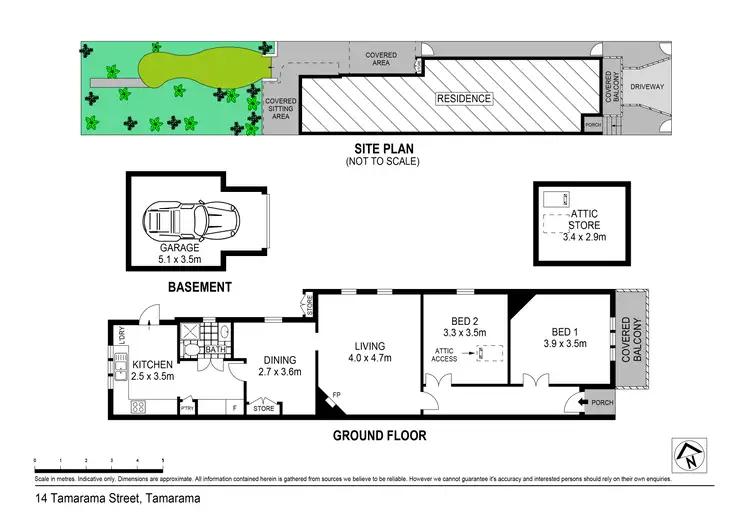 Floorplan of Homely house listing, 14 Tamarama Street, Tamarama NSW 2026