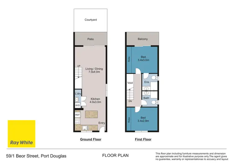Floorplan of Homely apartment listing, 59/1 Beor Street, Port Douglas QLD 4877