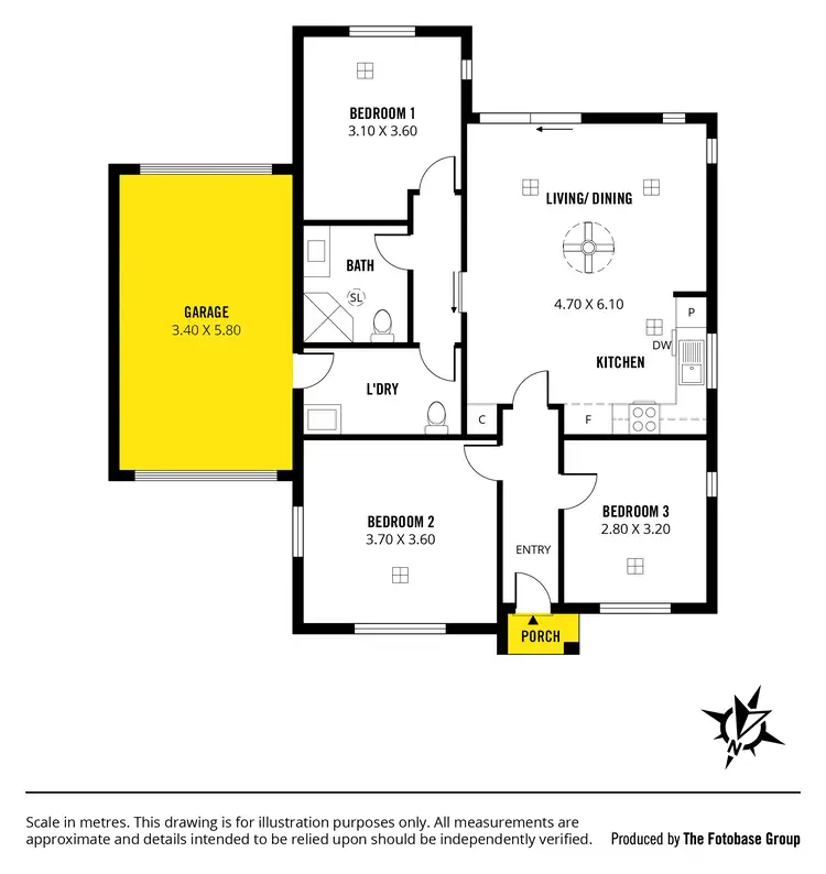 Floorplan of Homely house listing, 13 Durham Street, Seaford Meadows SA 5169