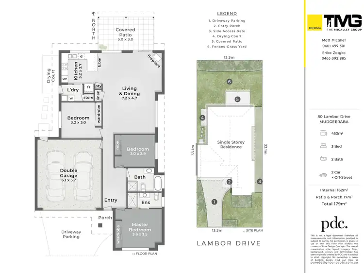 Floorplan of Homely house listing, 80 Lambor Drive, Mudgeeraba QLD 4213