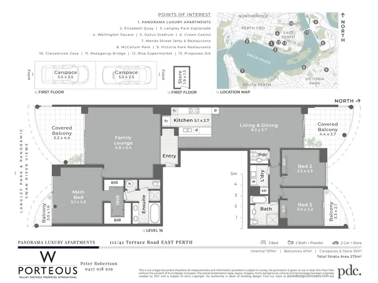 Floorplan of Homely apartment listing, 112/42 Terrace Road, East Perth WA 6004