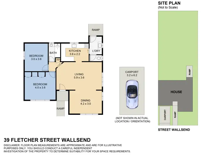 Floorplan of Homely house listing, 39 Fletcher Street, Wallsend NSW 2287