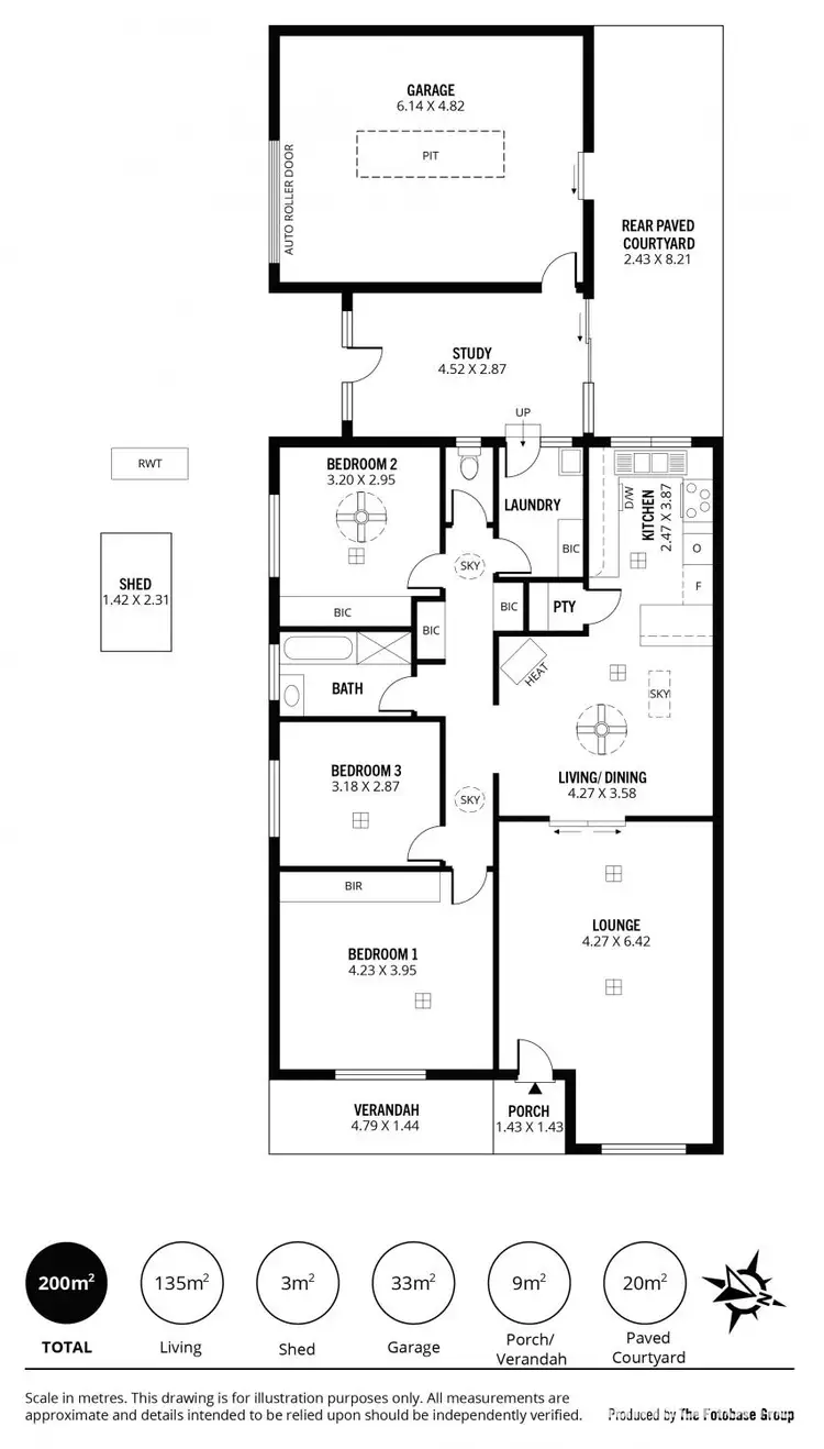 Floorplan of Homely house listing, 76A Skyline Drive, Flagstaff Hill SA 5159