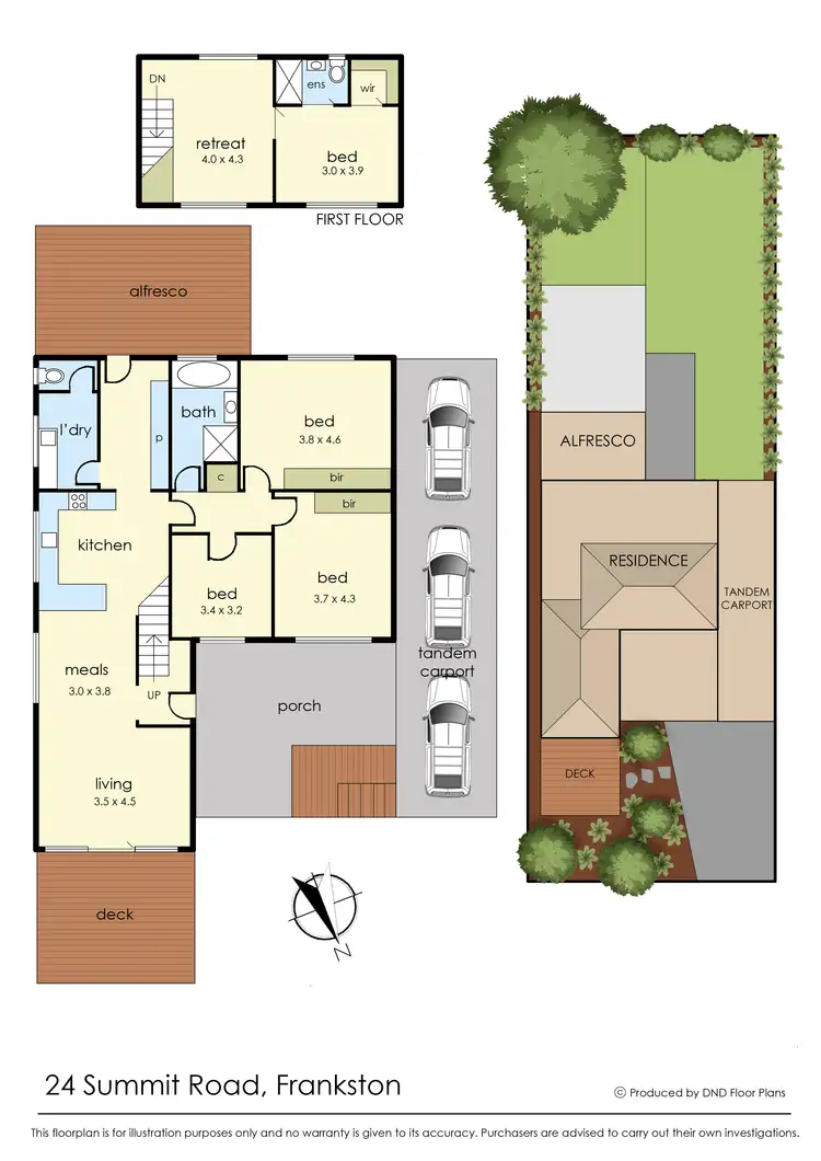 Floorplan of Homely house listing, 24 Summit Road, Frankston VIC 3199