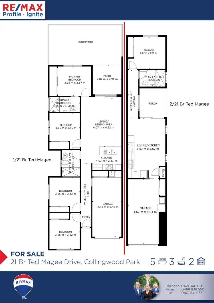 Floorplan of Homely house listing, 21 Br Ted Magee Drive, Collingwood Park QLD 4301