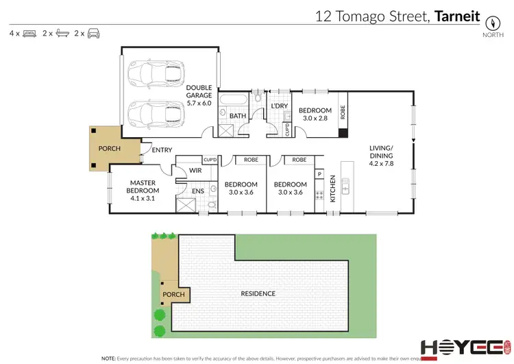 Floorplan of Homely house listing, 12 Tomago Street, Tarneit VIC 3029