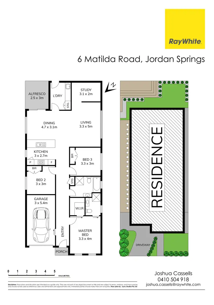Floorplan of Homely house listing, 6 Matilda Road, Jordan Springs NSW 2747