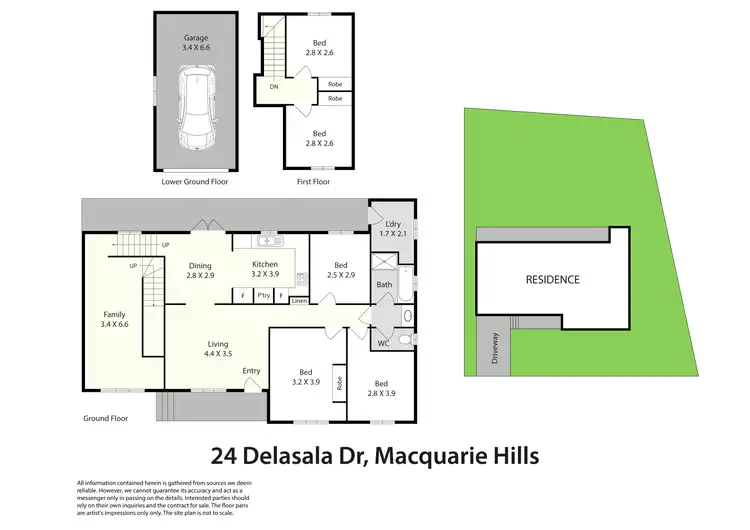 Floorplan of Homely house listing, 24 Delasala Drive, Macquarie Hills NSW 2285
