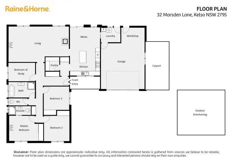 Floorplan of Homely house listing, 32 Marsden Lane, Kelso NSW 2795