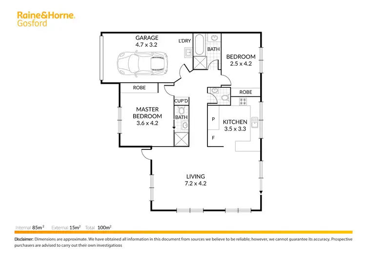 Floorplan of Homely villa listing, 1/7a Riou Street, Gosford NSW 2250