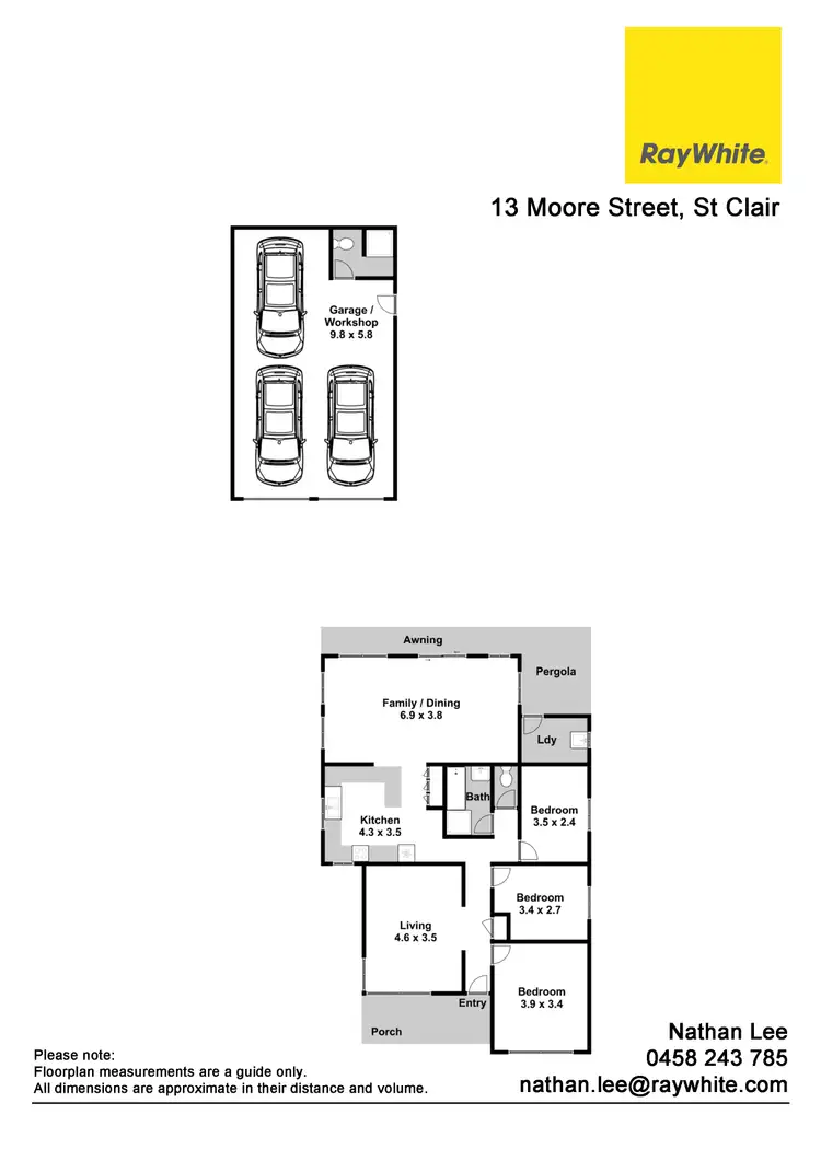 Floorplan of Homely house listing, 13 Moore Street, St Clair NSW 2759
