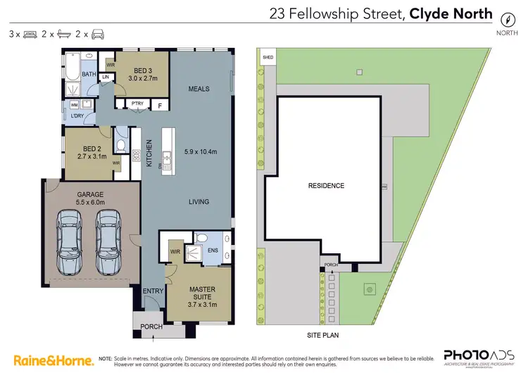 Floorplan of Homely house listing, 23 Fellowship Street, Clyde North VIC 3978