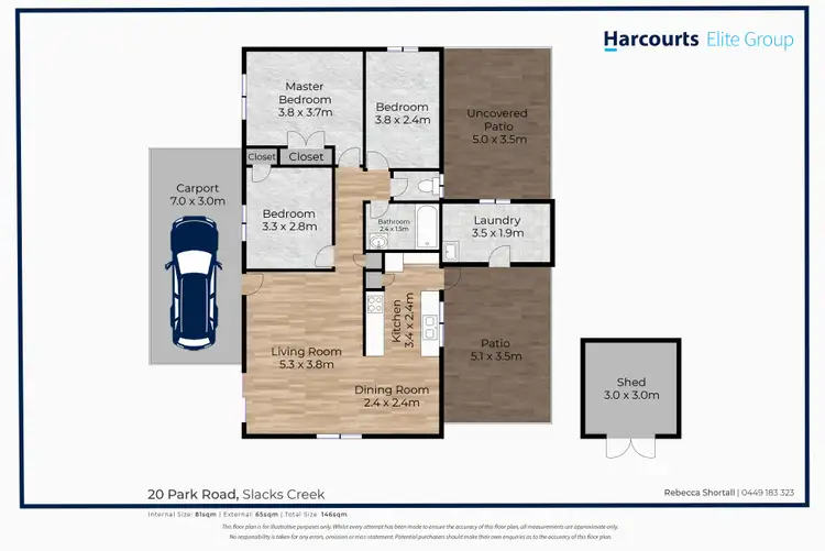 Floorplan of Homely house listing, 20 Park Road, Slacks Creek QLD 4127