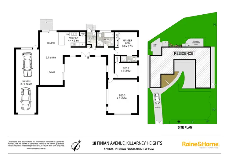 Floorplan of Homely house listing, 18 Finian Avenue, Killarney Heights NSW 2087