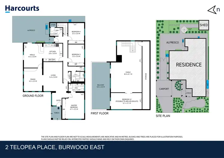 Floorplan of Homely house listing, 2 Telopea Place, Burwood East VIC 3151