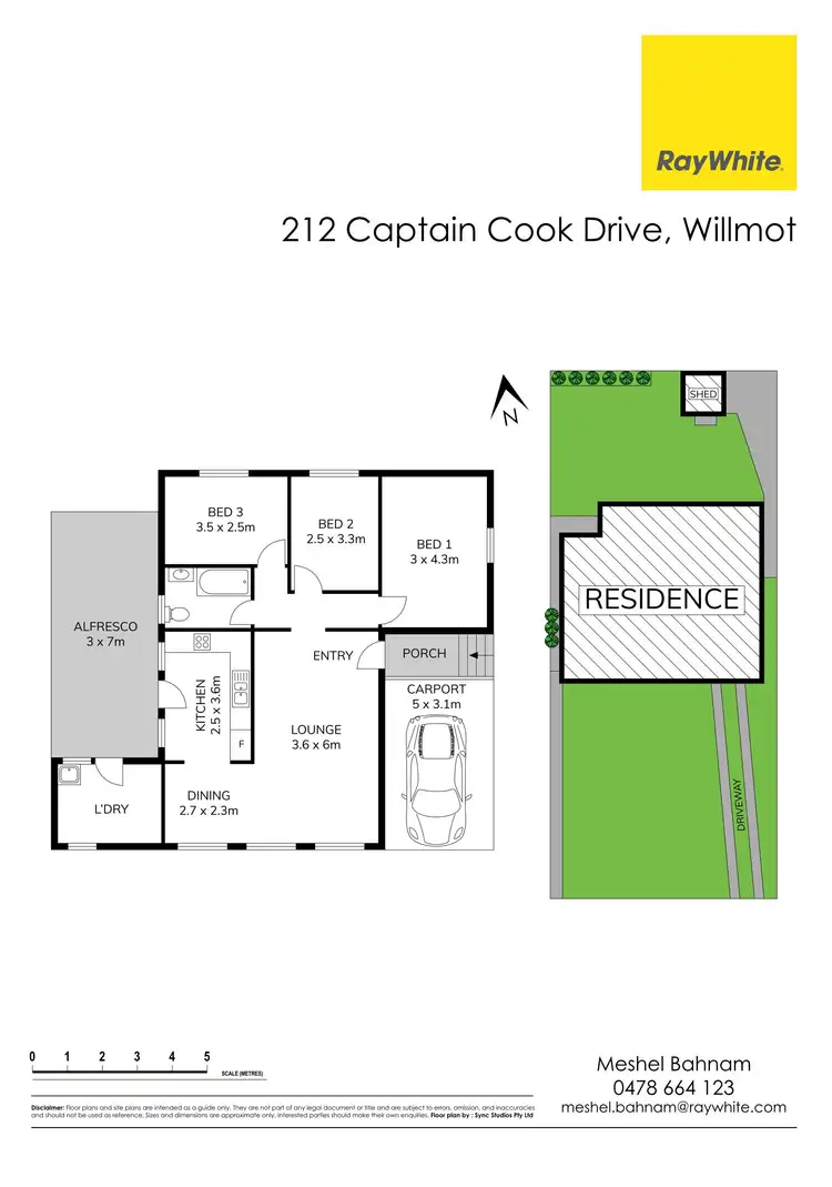 Floorplan of Homely house listing, 212 Captain Cook Drive, Willmot NSW 2770