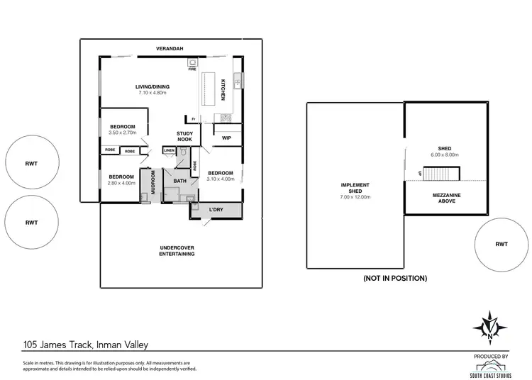 Floorplan of Homely rural property listing, 105 James Track, Inman Valley SA 5211