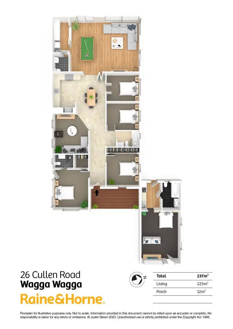 Floorplan of Homely house listing, 26 Cullen Road, Wagga Wagga NSW 2650