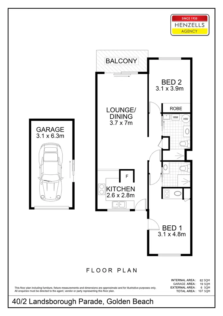 Floorplan of Homely unit listing, 40/2 Landsborough Parade, Golden Beach QLD 4551