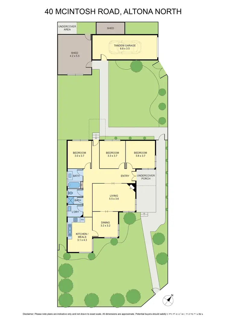 Floorplan of Homely house listing, 40 Mcintosh Road, Altona North VIC 3025