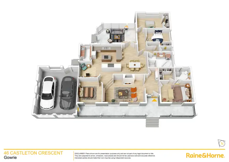 Floorplan of Homely house listing, 46 Castleton Crescent, Gowrie ACT 2904