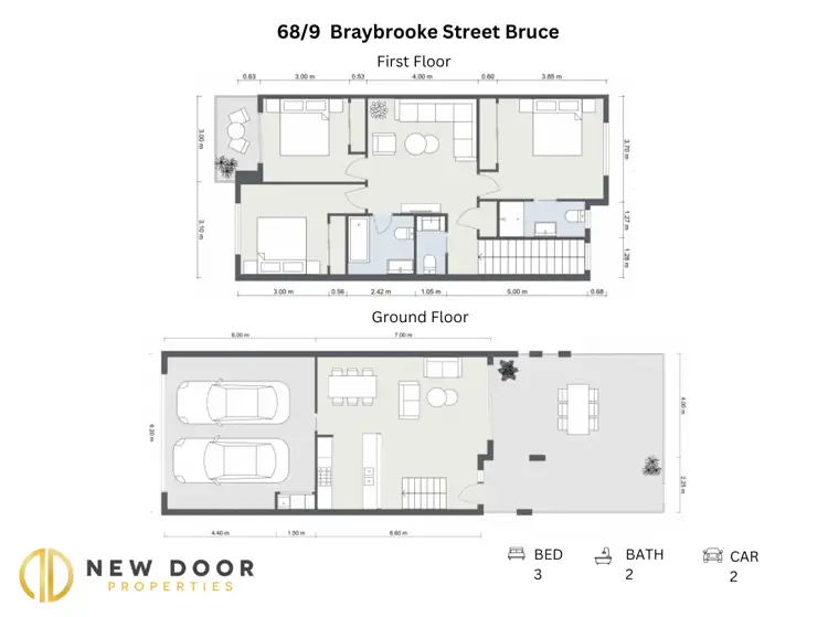 Floorplan of Homely house listing, 68/9 Braybrooke Street, Bruce ACT 2617
