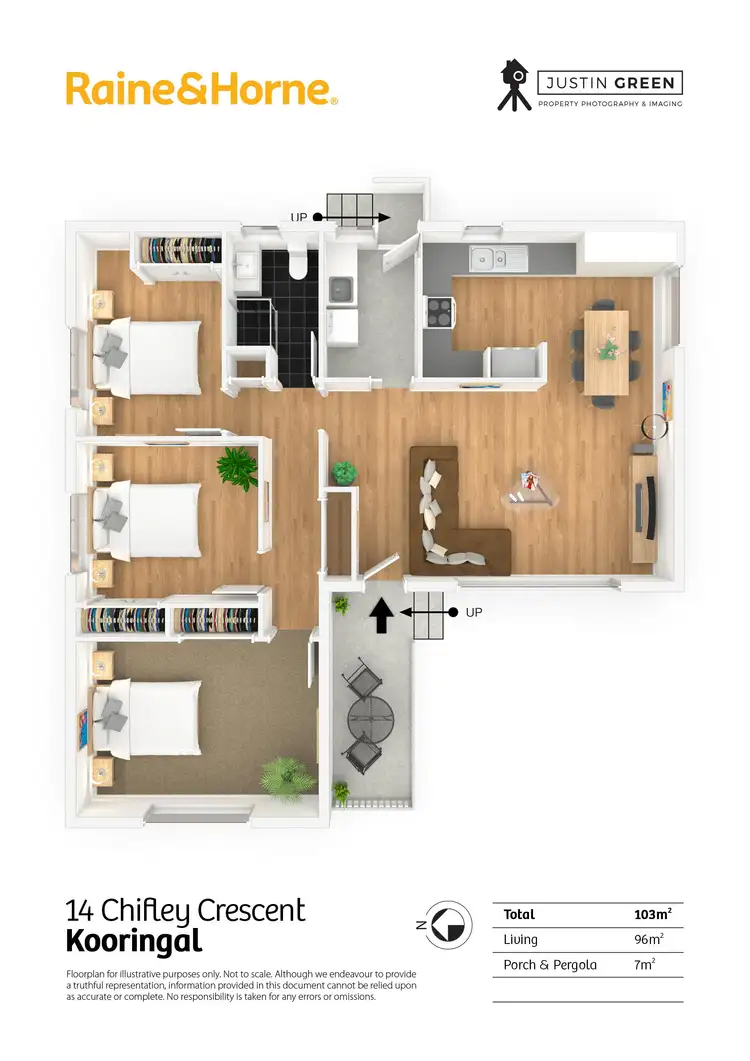 Floorplan of Homely house listing, 14 Chifley Crescent, Kooringal NSW 2650