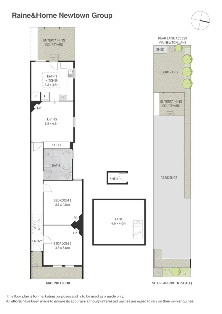 Floorplan of Homely house listing, 51 Brandling Street, Alexandria NSW 2015