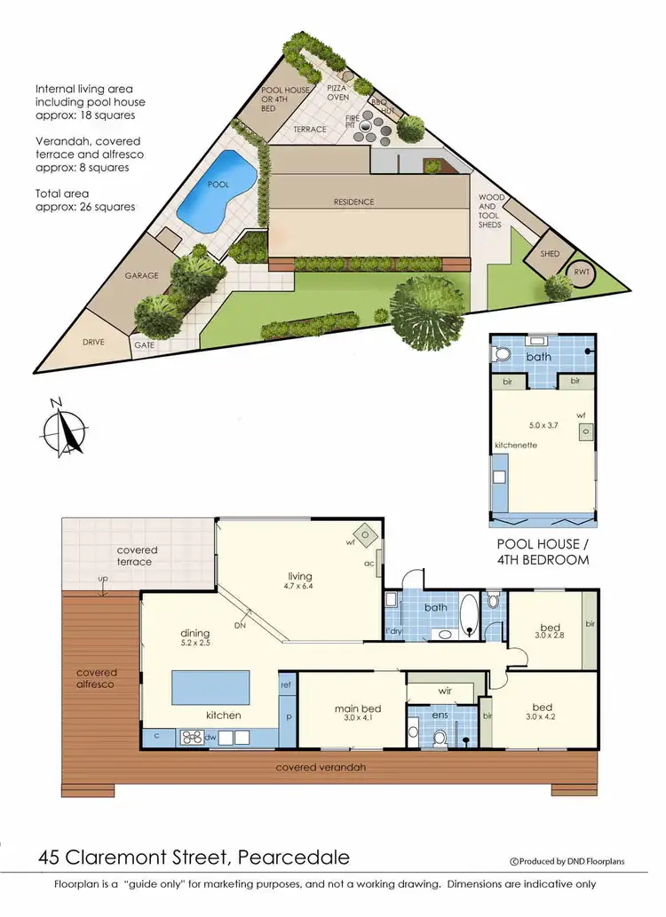 Floorplan of Homely house listing, 45 Claremont Street, Pearcedale VIC 3912