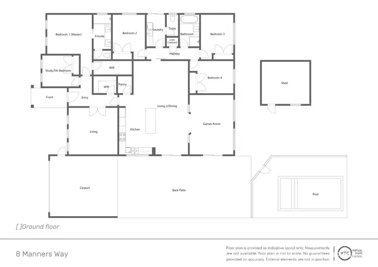 Floorplan of Homely house listing, 8 Manners Way, Somerville WA 6430