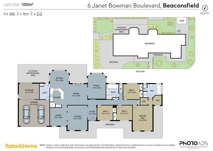 Floorplan of Homely house listing, 6 Janet Bowman Boulevard, Beaconsfield VIC 3807