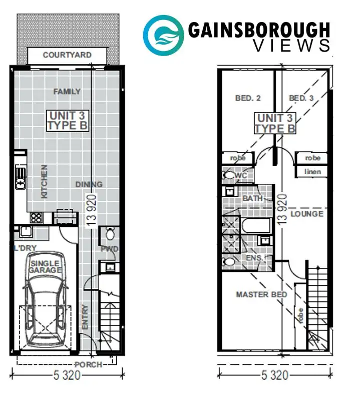 Floorplan of Homely townhouse listing, 59/370 Gainsborough Drive, Pimpama QLD 4209