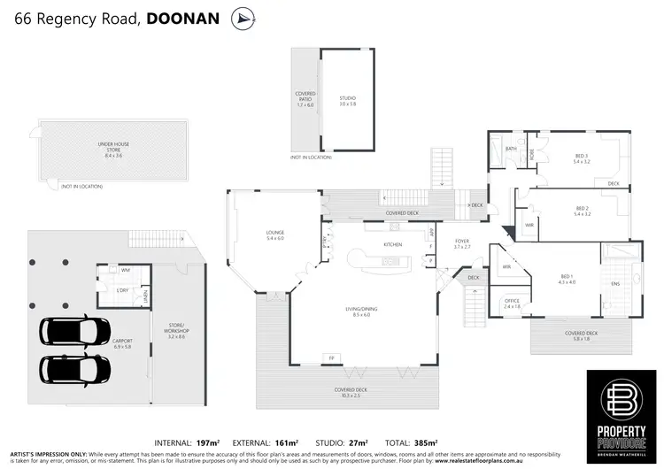 Floorplan of Homely house listing, 66 Regency Road, Doonan QLD 4562