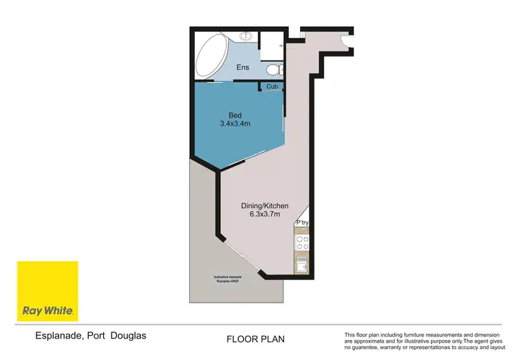 Floorplan of Homely apartment listing, 22/9-13 Esplanade, Port Douglas QLD 4877