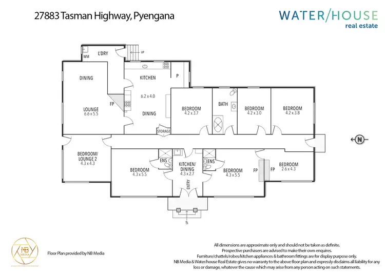 Floorplan of Homely house listing, 27883 Tasman Highway, Pyengana TAS 7216