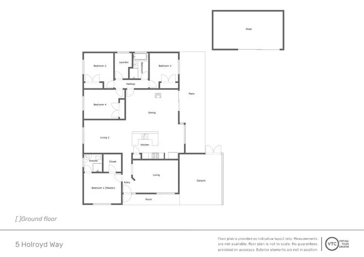 Floorplan of Homely house listing, 5 Holroyd Way, Boulder WA 6432