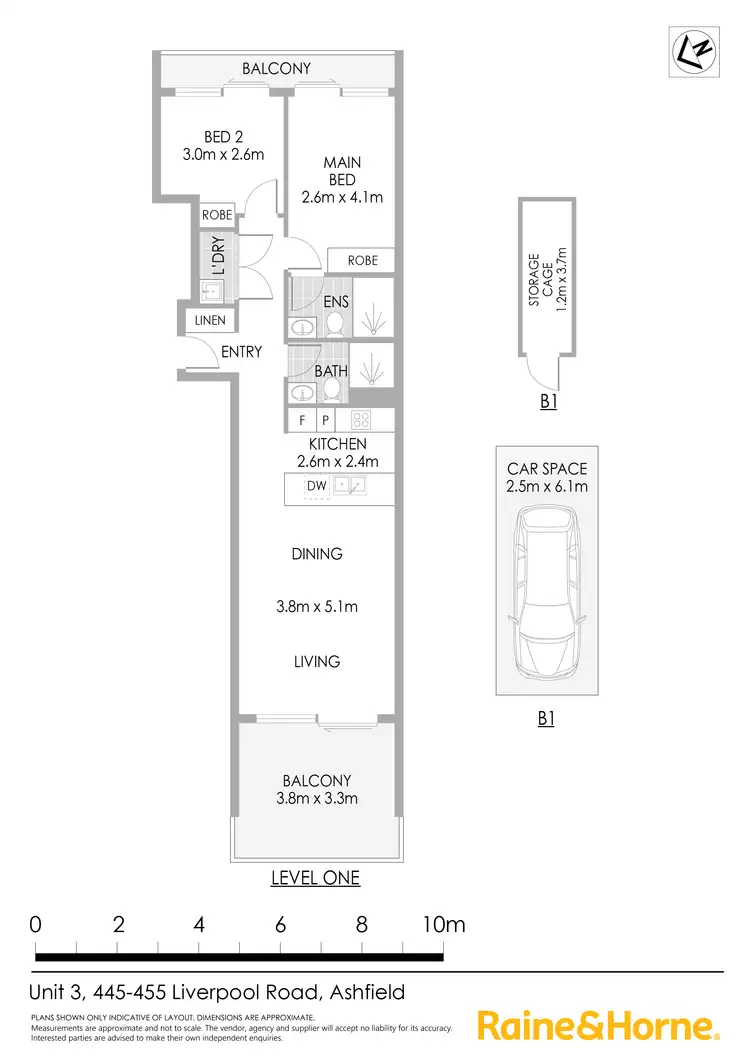 Floorplan of Homely apartment listing, 3/445-455 Liverpool Road, Ashfield NSW 2131