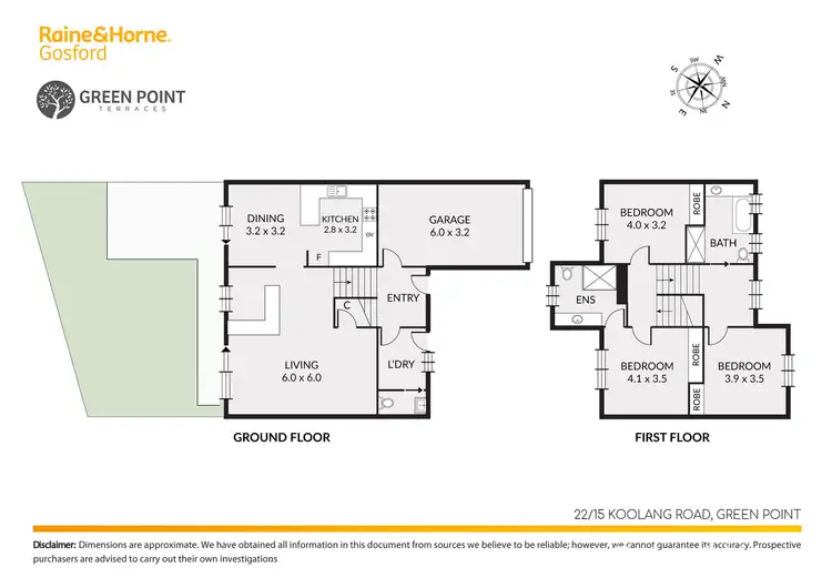 Floorplan of Homely townhouse listing, 22/15 Koolang Road, Green Point NSW 2251