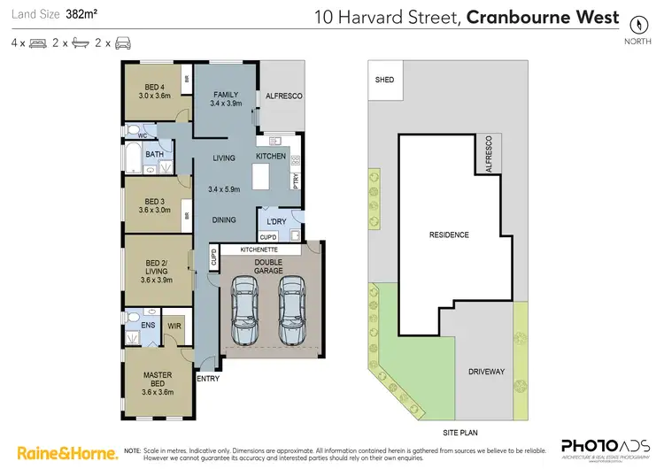 Floorplan of Homely house listing, 10 Harvard Street, Cranbourne West VIC 3977