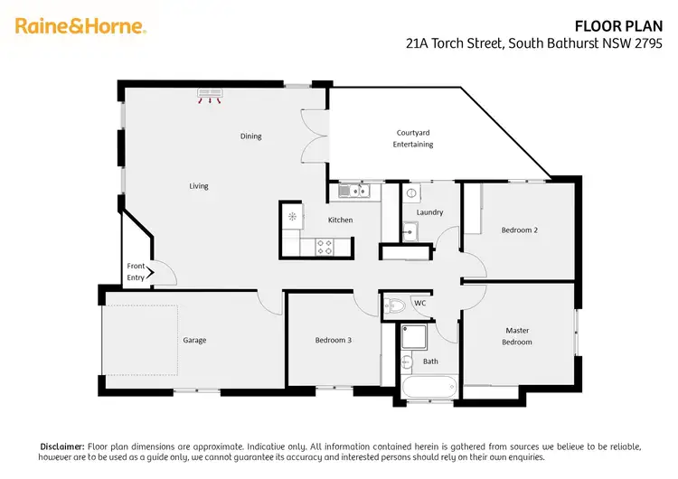 Floorplan of Homely house listing, 21A Torch Street, South Bathurst NSW 2795