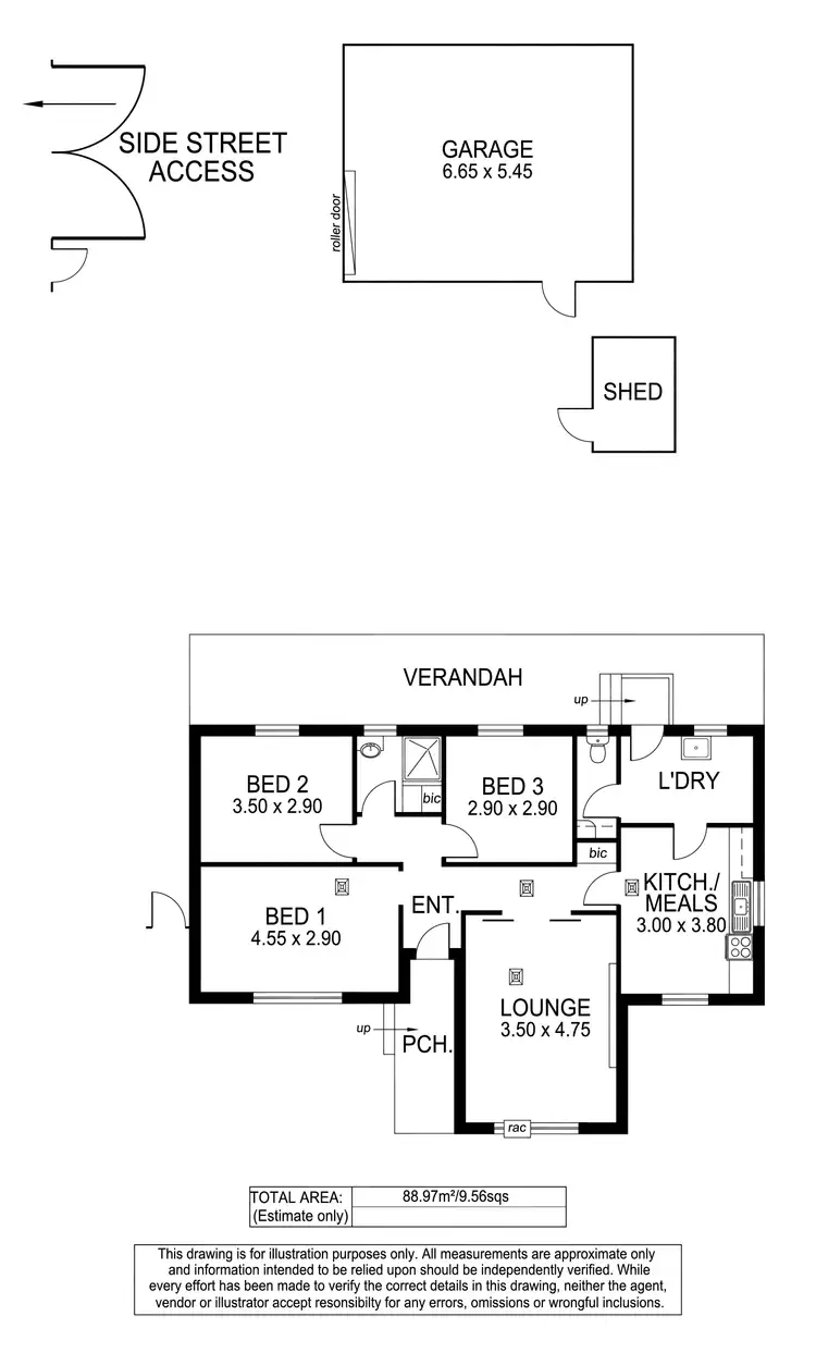 Floorplan of Homely house listing, 22 Diamond Avenue, Gilles Plains SA 5086