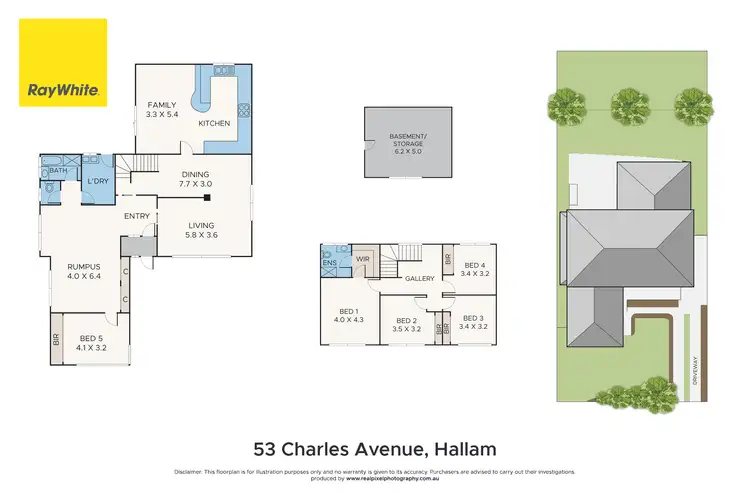 Floorplan of Homely house listing, 53 Charles Avenue, Hallam VIC 3803