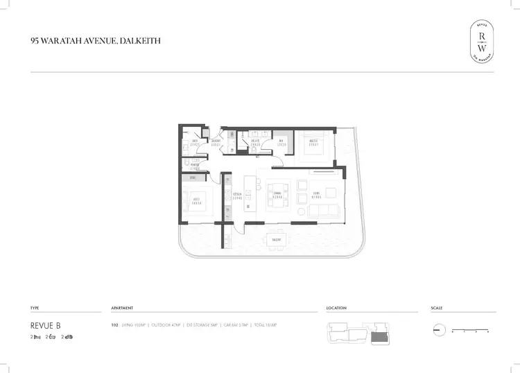 Floorplan of Homely house listing, 102/95 Waratah Ave, Dalkeith WA 6009