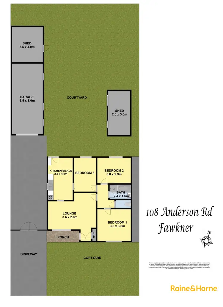 Floorplan of Homely house listing, 108 Anderson Road, Fawkner VIC 3060