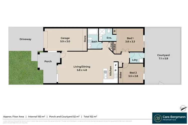 Floorplan of Homely villa listing, 2/154 Albany Creek Road, Aspley QLD 4034