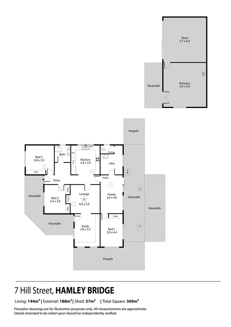 Floorplan of Homely house listing, 7 Hill Street, Hamley Bridge SA 5401
