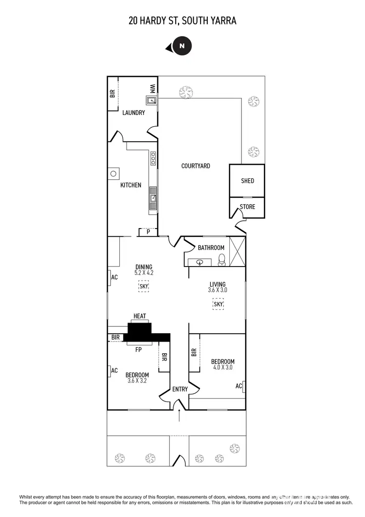 Floorplan of Homely house listing, 20 Hardy Street, South Yarra VIC 3141