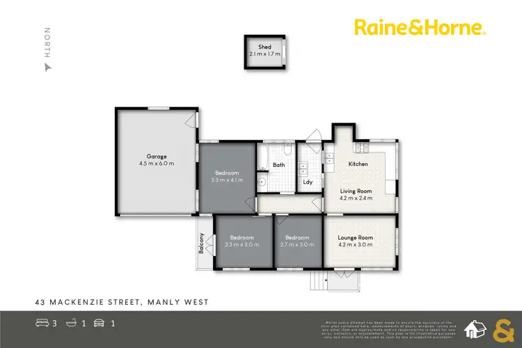 Floorplan of Homely house listing, 43 Mackenzie Street, Manly West QLD 4179