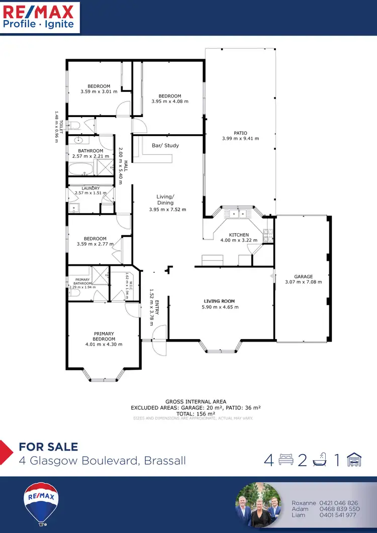 Floorplan of Homely house listing, 4 Glasgow Boulevard, Brassall QLD 4305