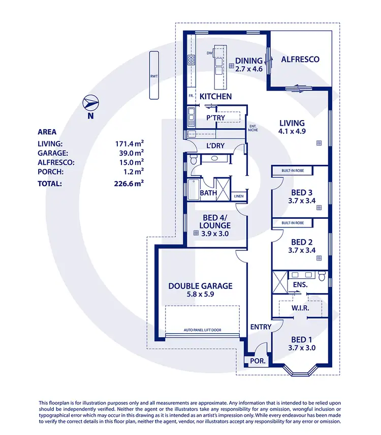 Floorplan of Homely house listing, 8 Kachina Drive, Mount Barker SA 5251